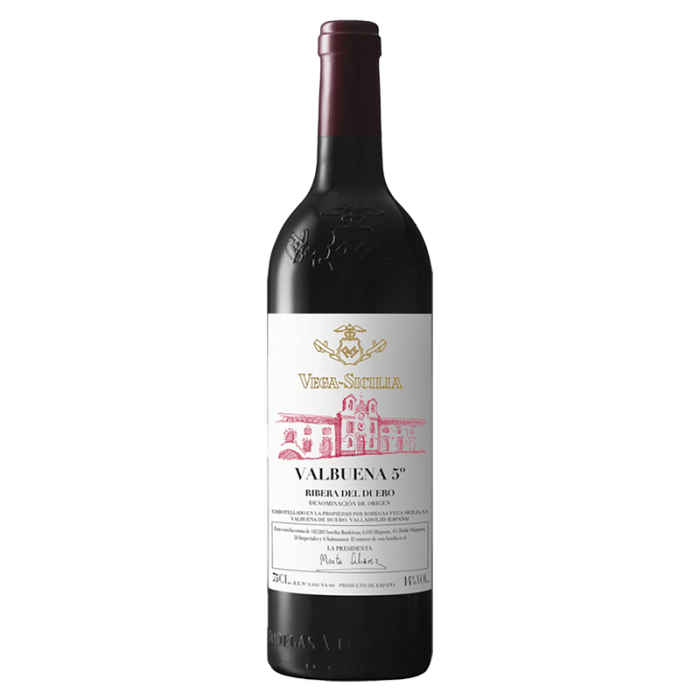 Vega Sicilia Valbuena 5 año
